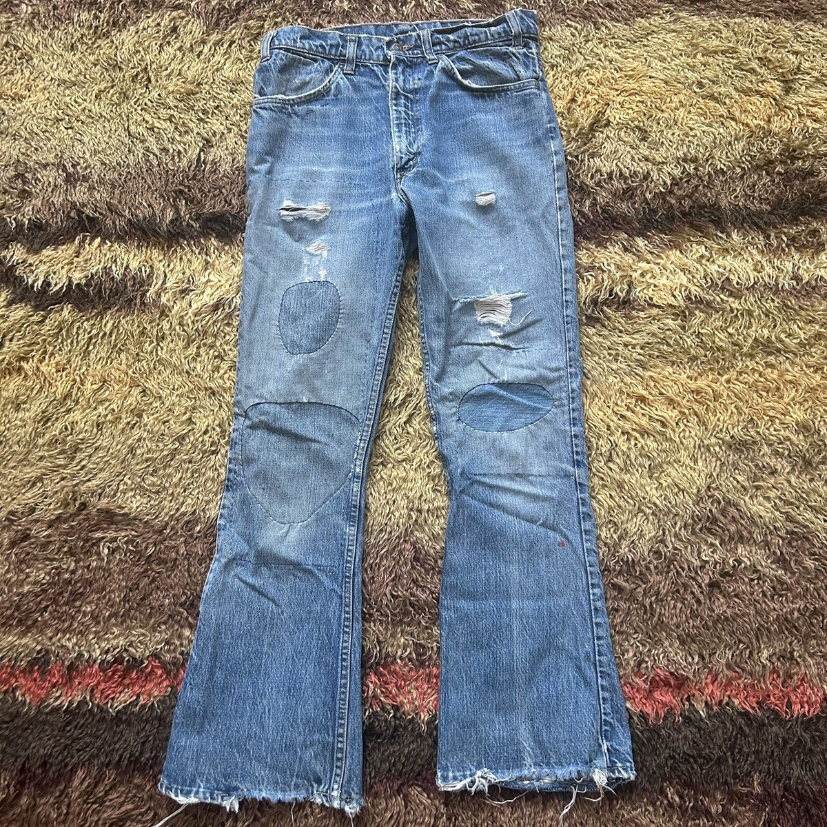 Vintage 60s 70s Levi's 646 Bellbottom Flare Blue Jeans Vintage 60s 70s Levi's 646 Bellbottom Flare Blue Jeans