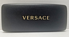 Versace Sunglass Eyeglass Eyewear Black Hard Shell Eyeglasses Case Only