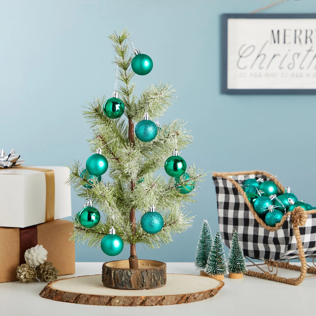 Mini christmas balls outlet