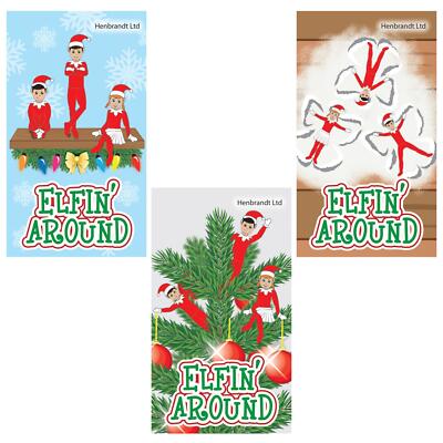 Henbrandt 12 Mini Elf Notizbücher für Weihnachtsstrümpfe Streuzeug