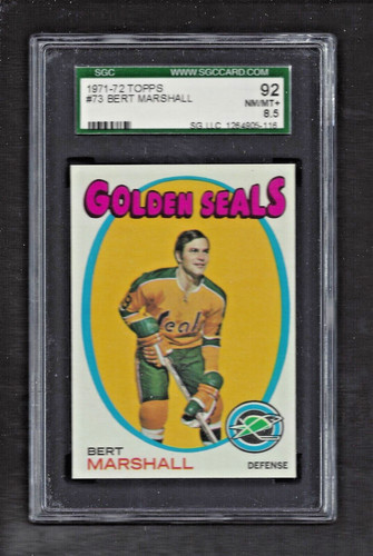 Bert Marshall #73 1971 Topps card