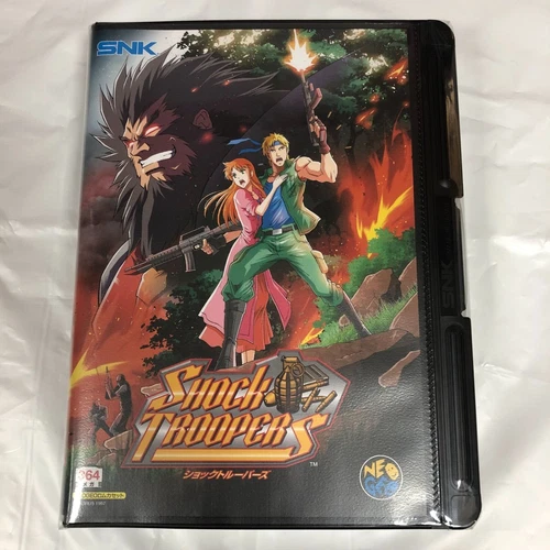 SHOCK TROOPERS NEO GEO AES NCI NEW BRAND NEW SEALED + POSTER