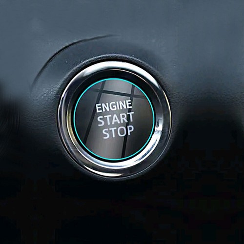 Transparent Car Engine Ignition Start Stop Button Sticker Film Cover Accessories - Picture 6 of 10