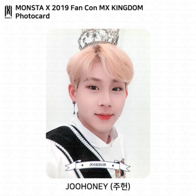 MONSTA X ペンコン キングダム モンベベオンリー 3期 トレカ キヒョン MONSTA X 2019 Fan Con With MONBEBE MX Kingdom Photocard KPOP K-POP