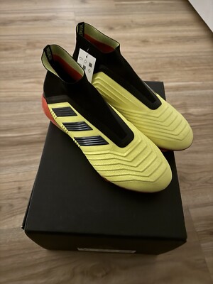 Adidas Predator 18+ FG DB2010 Elit Yellow boots Cleats mens Football/Soccers