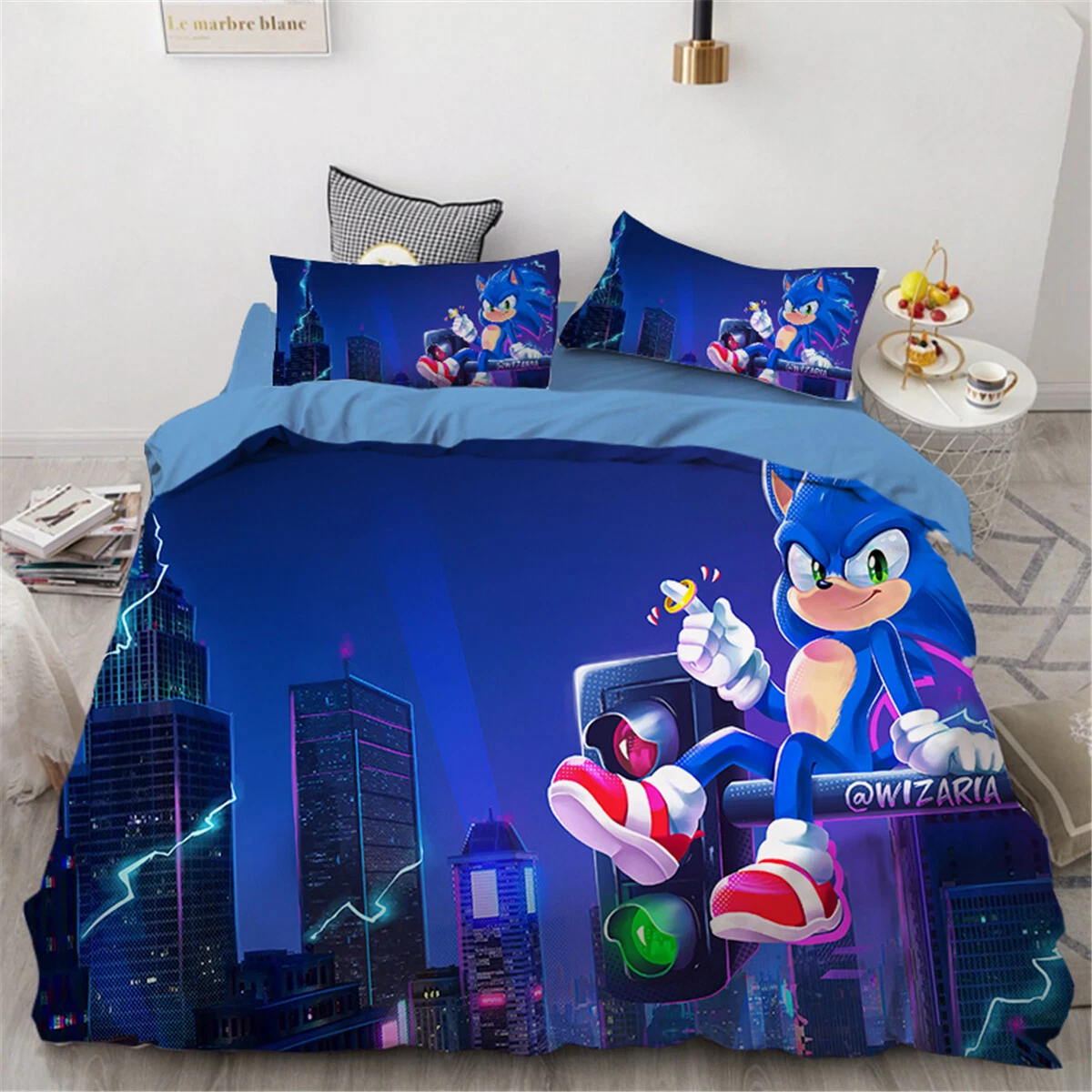 Sonic The Hedgehog Bedding Set, Gift for Friends