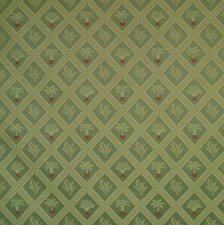 Tropical Palm Palmetto Tree Art Deco Wasabi Green Upholstery Fabric 1527-676