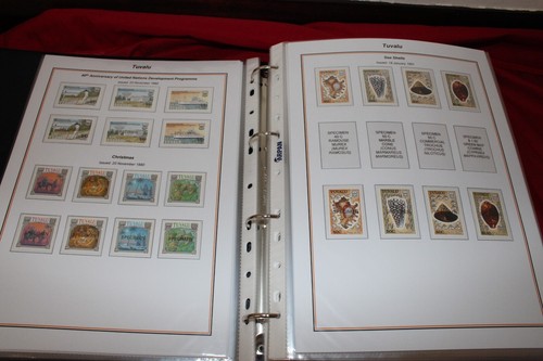 COLECCIÓN DE SELLOS TUVALU 1989-1998 U/M COMO NUEVOS, USADOS FINOS, ESPECÍMENES ETC EN ÁLBUM - Imagen 7 de 24