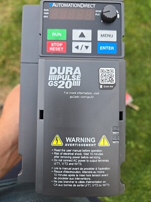 AUTOMATION DIRECT GS21-11P0 DURA PULSE GS20 AC General Purpose Drive