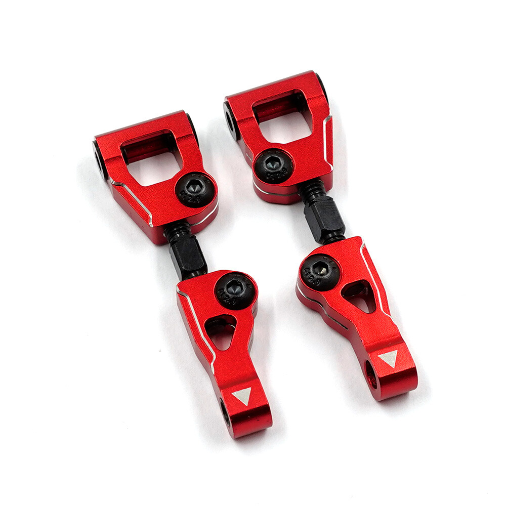 NEW Yeah Racing KYFZ-005RD Aluminum Rear Upper Arm Set for Kyosho 1/10 Fazer Mk2