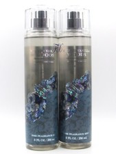 BATH  BODY WORKS WICKED VANILLA WOODS MIST BODY SPRAY 8 OZ LOT OF 2 PCS 