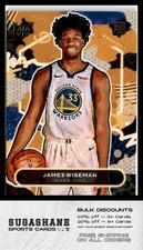 2020 Court Kings 75 James Wiseman   Warriors  Rookie Basketball Card