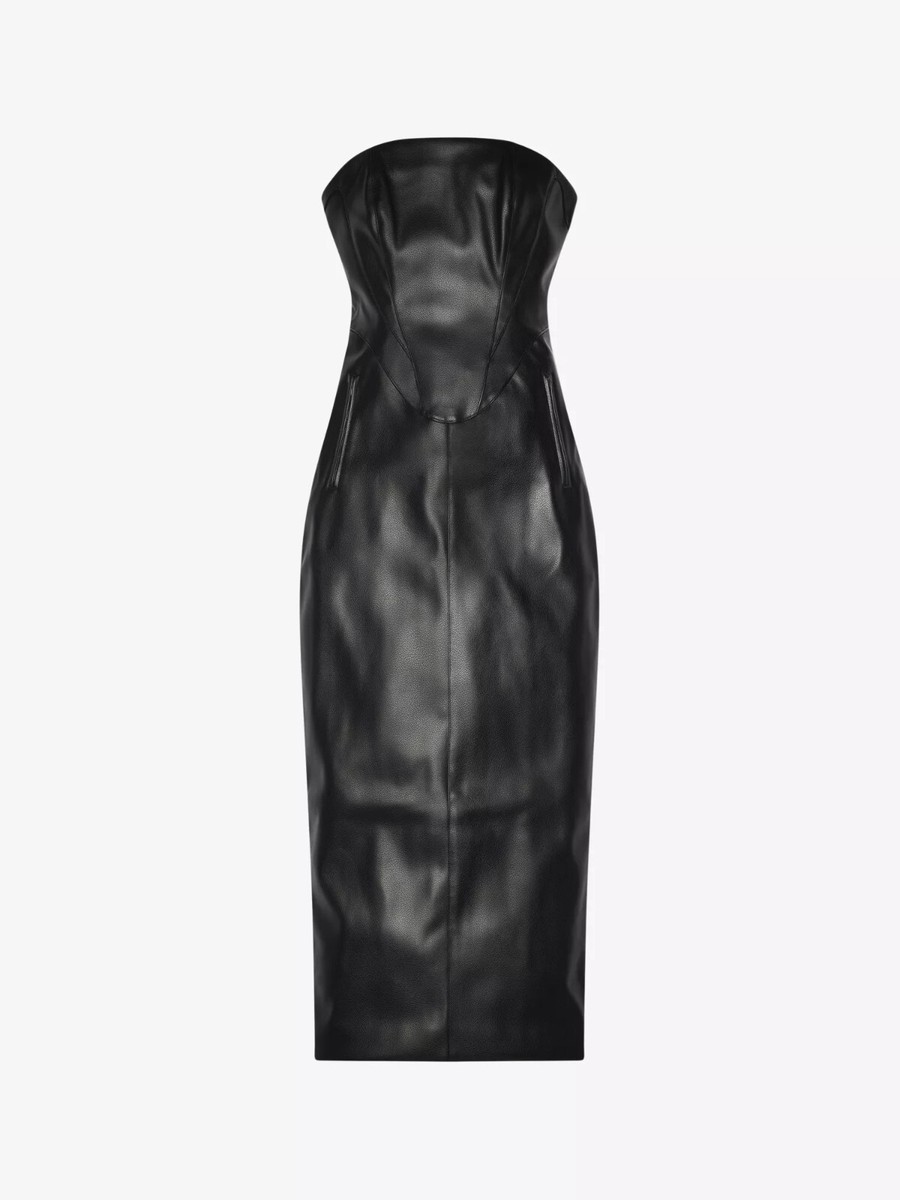 Kylie jennerのブランドKhy 黒いスリムフィットロングドレス Kylie jennerのブランドKhy 黒いスリムフィットロングドレス KHY