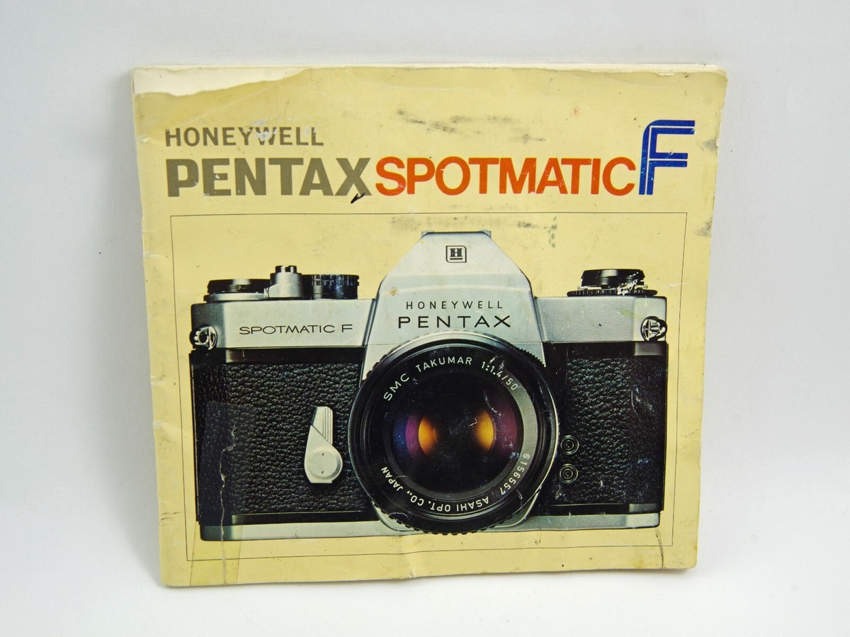Pentax Honeywell Spotmatic F Printed Manual
