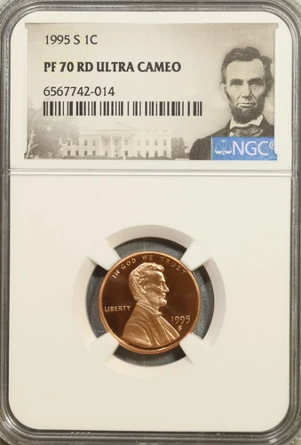 1995-S Lincoln Memorial Cent Proof NGC PF70 RD Ultra Cameo #2-014