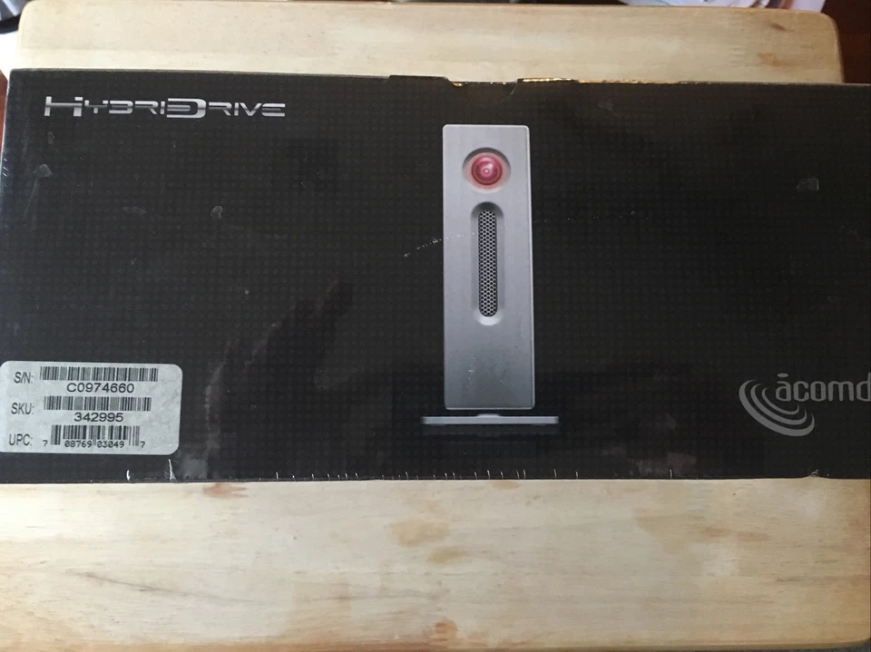 External Hard Drive 160 GB 720RPM USB 2.0 ACOMDATA HybridDrive *NOS 2006 - Image 4 of 4