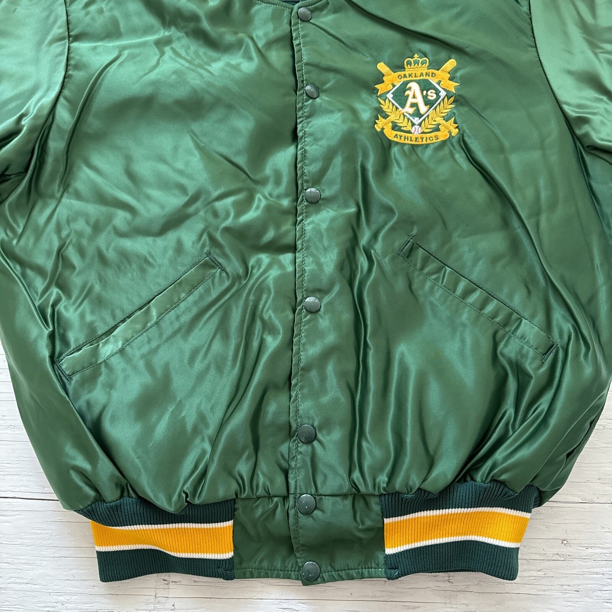 Vintage 90s MLB Delong Oakland Athletics A's Satin Baseball
