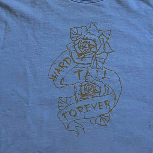 VTG Hard Tail Forever Blue Sweatshirt Oversized 100% Cotton Preshrunk Medium