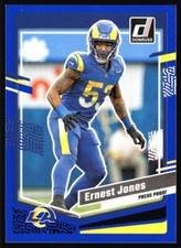 2023 Donruss Ernest Jones Blue Press Proof #168 Los Angeles Rams