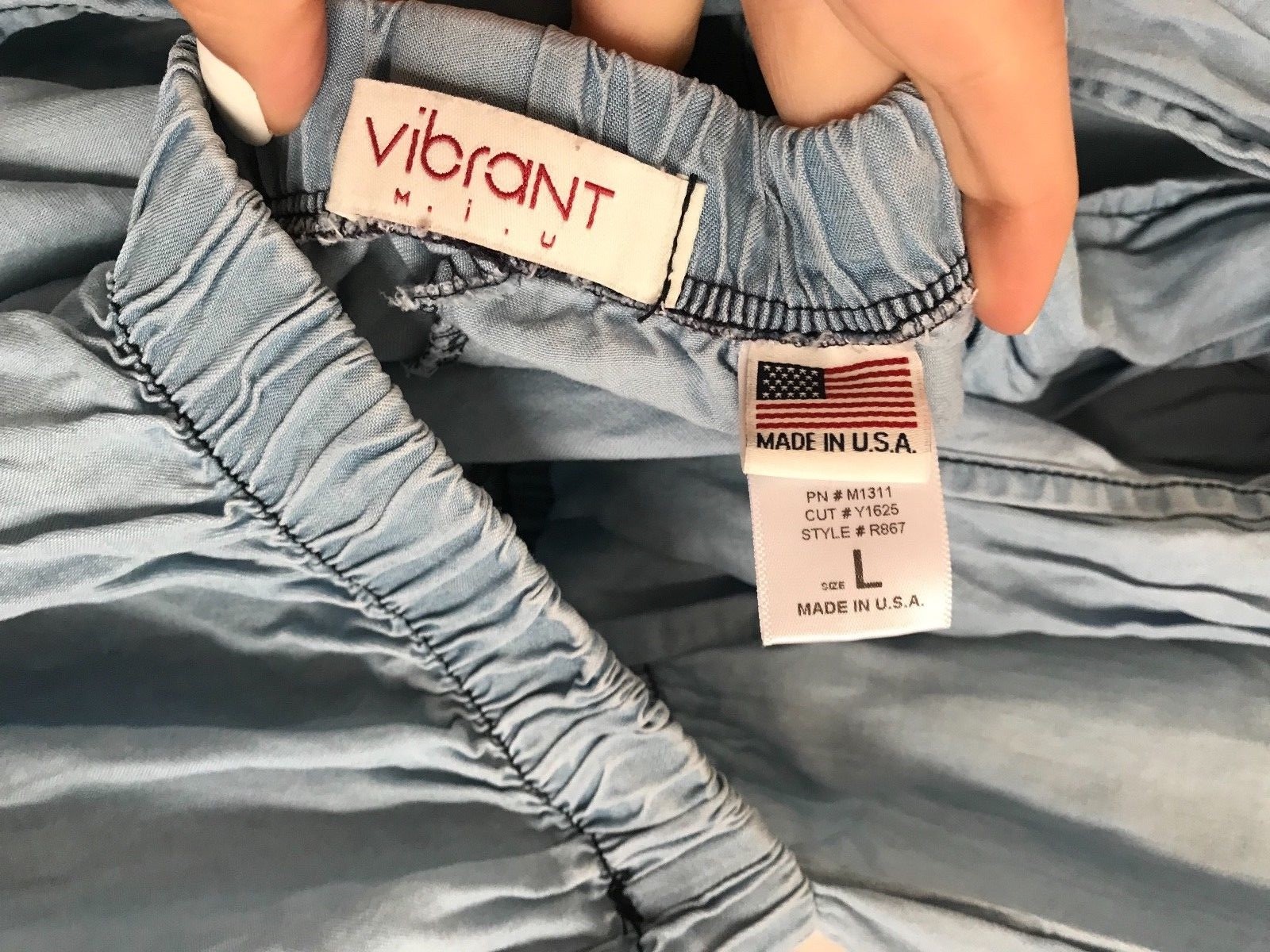 Vibrant M.I.U. Wrap Multi Function Light Blue Den… - image 8