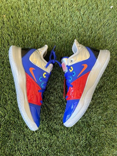 Nike Paul George PG 3 NASA X Apollo 14 Racer Blue/Silver Sz 7 CI2666 400 - Picture 2 of 7