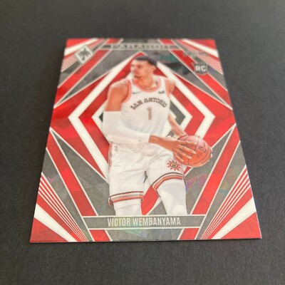 Victor Wembanyama 2023-24 Phoenix Paragon Red Ice Prizm RC 13