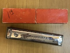 Nightingale Finest Quality Germany/US Harmonica Silver Tone