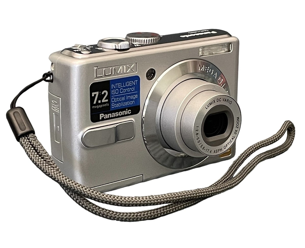 Panasonic DMC-LS75 シルバー Panasonic Lumix DMC-LS75 7.2MP Silver Digital Camera With