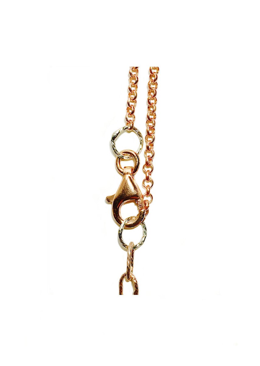 Marius Creati collana argento-rosato e bronzo necklace rose gold