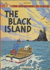 HERGE THE ADVENTURES OF TINTIN. THE BLACK ISLAND Pub, 1977 METHUEN