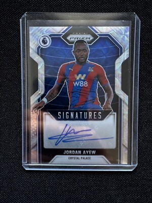 Jordan Ayew 2021-22 Prizm EPL Choice Auto Crystal Palace - Main Image