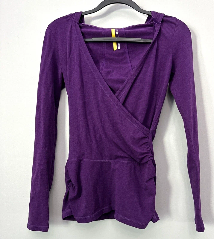 lole organic cotton moisture wicking yoga pullover hoodie