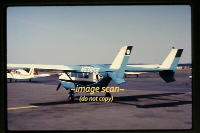Cessna 337 Skymaster N5385S Private Aircraft in 1969, Original Slide e23a