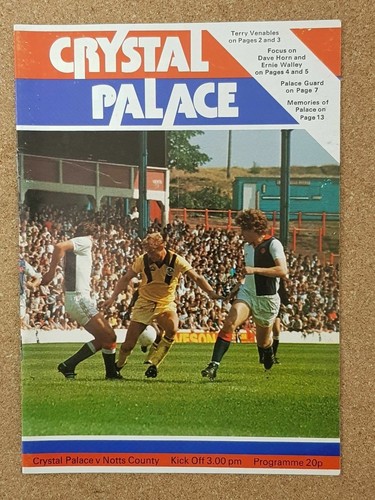 Programme Crystal Palace Football Club Selhurst Park Various Seasons Home Games - Picture 73 of 105