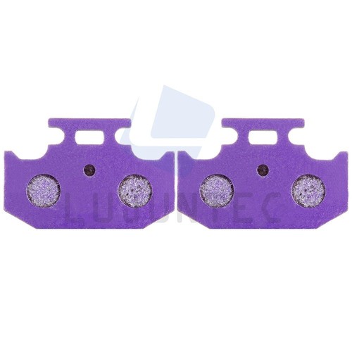 Brake Pads Carbon Fiber Fits Suzuki DR350SE DR650SE Kawasaki KDX200 KLX650R - Picture 3 of 4