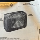 TRUETONE PORTABLE D-3130A Tube Radio SAMS PHOTOFACT Vintage