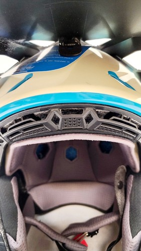 Casco de motocross Fly Racing Formula CP Rush negro piedra verde azulado talla 2X - Imagen 11 de 15