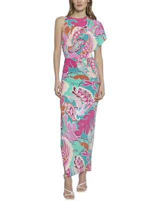 Donna Morgan Wet Print Matte Jersey Midi Dress Women's