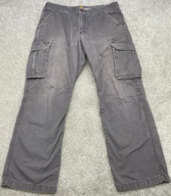 ワン Carhartt Force Pants 101148 Men's 34x30 Relaxed Fit Ripstop Cargo