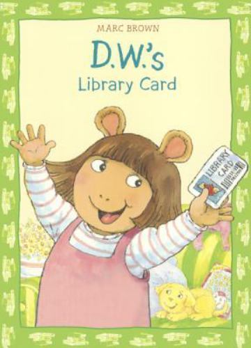 D W 's Library Card by Marc Brown (2003, Library Binding) for sale ...