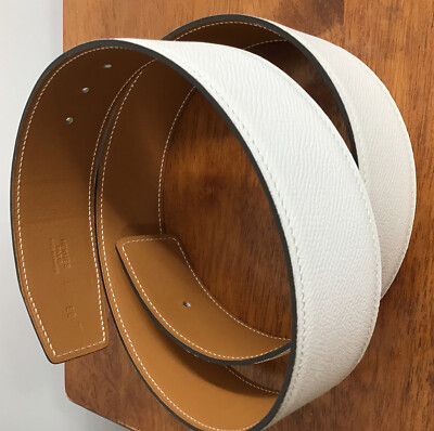 HERMES ブラウンレザー ベルト 70 hermes leather belt strap Size 70 Brown /Black Measures 1.25” Wide