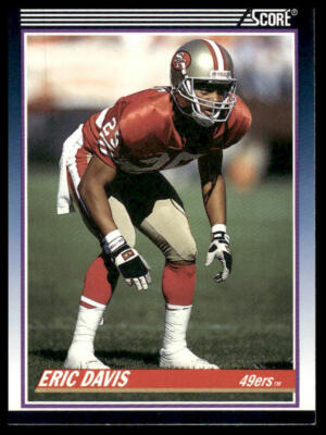 1990 Score Rookie & Traded #60T Eric Davis RC Rookie Card San Francisco ...