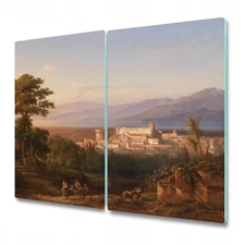 Glass Chopping Board Utensil Board Worktop Saver Calabria Landscape Art 2x30x52