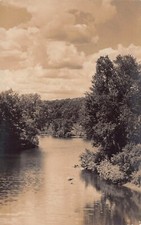 RPPC Milford NH Souhegan River Ellen McNally Photo Postcard D50