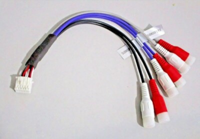 Pioneer Premier deh-p1y  deh-p8mp pioneer RCA harness Subwoofer  Red New USA 