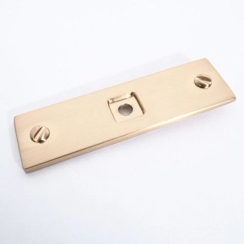 Top Knobs Channing Backplate 3 Inch Honey Bronze Door Hardware Made In China - Picture 2 of 3