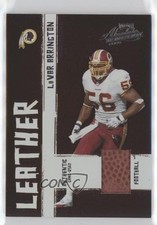 2005 Playoff Absolute Memorabilia Leather 151/250 LaVar Arrington #LL-22 10k8