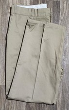 Vintage Roebucks Sears Full Fit Perma Prest 36x30 Khaki Mens Pants-Made in USA