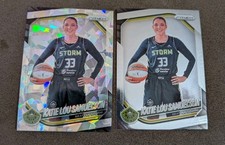 2025 Prizm WNBA Katie Lou Samuelson Cracked Ice Prizm #82 Seattle Storm + Base