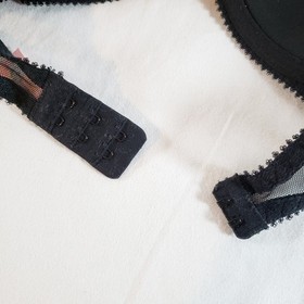 Agent Provocateur 32DD Fifi Bra Demi Pink Black Lace